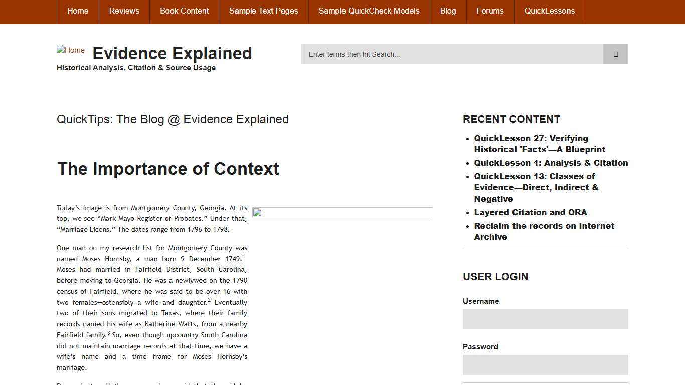 The Importance of Context Evidence Explained